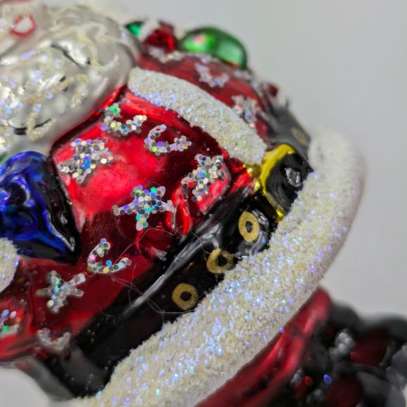 Christopher Radko Glass Christmas Ornament Handcrafted Chub A Dub Santa 1010226 - Picture 7 of 11